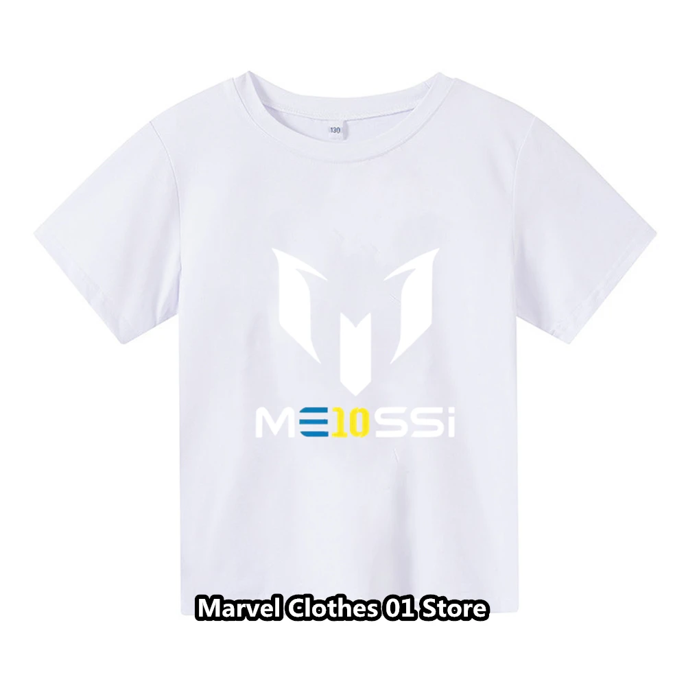 messi tshirt kids Clothes Boys Girls clothing summer short-sleeved casual T-shirt children's sports tops for boys and girls-animated-img