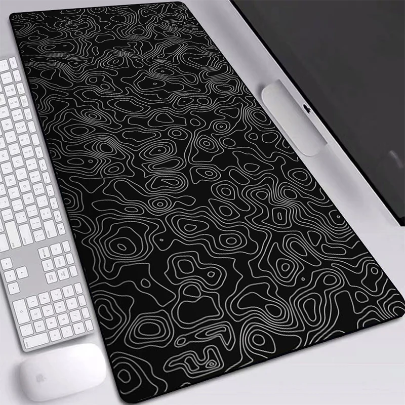 black and white mouse pad gaming