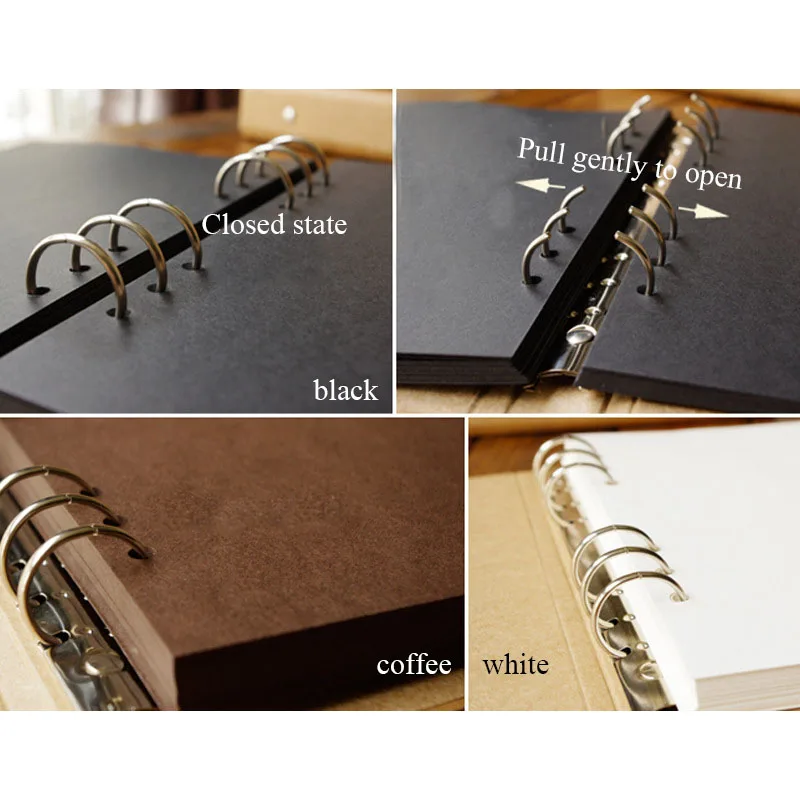 60 Pages Photo Album Kraft Paper Photocard Holder Book