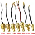 10/12/14/16/17/21MM Racing Car Meter Engine Temperature Sensor 12V/24V Water Temperature Sensor for Car Truck Boat