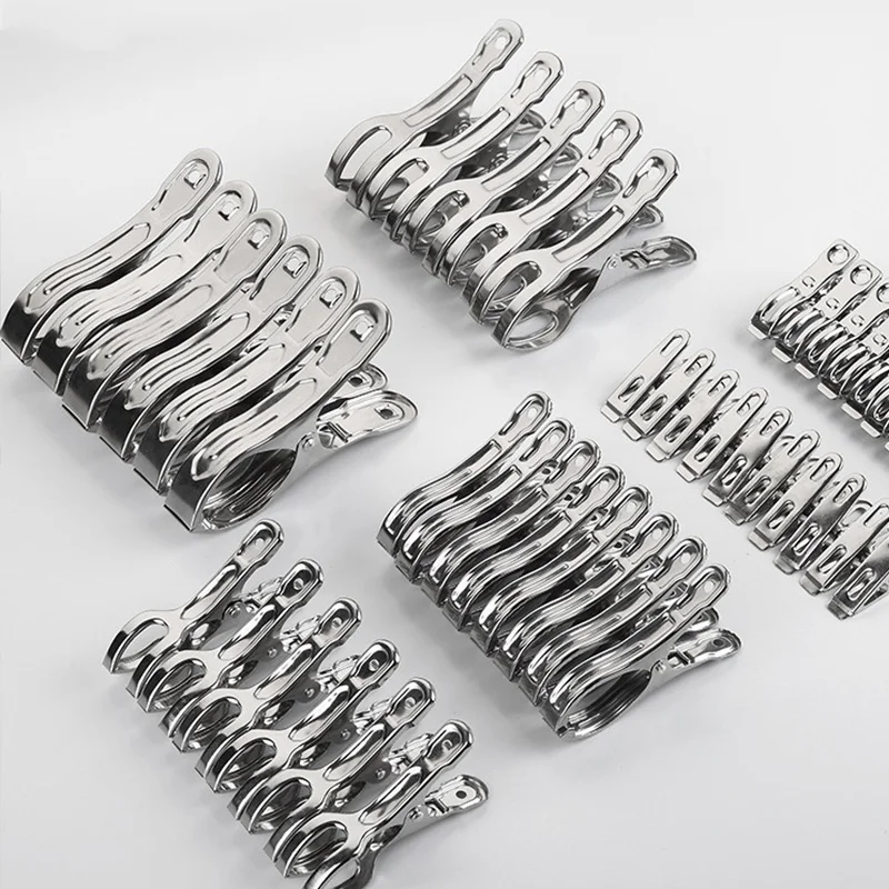 Купить Бытовая уборка Stainless Steel Clothespin Clothes Pegs Rack
