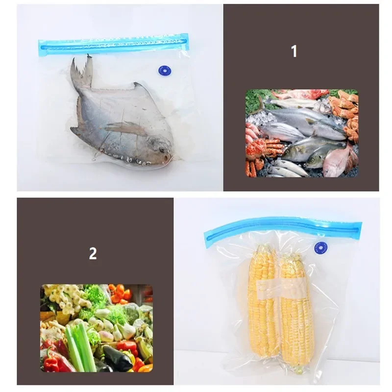 5/10pcs Vacuum Bags for Food Vacuum Sealer Food Fresh Long Keeping  22*21cm/26*28cm Food Packer Bags Vacuum Zipper Bags - AliExpress