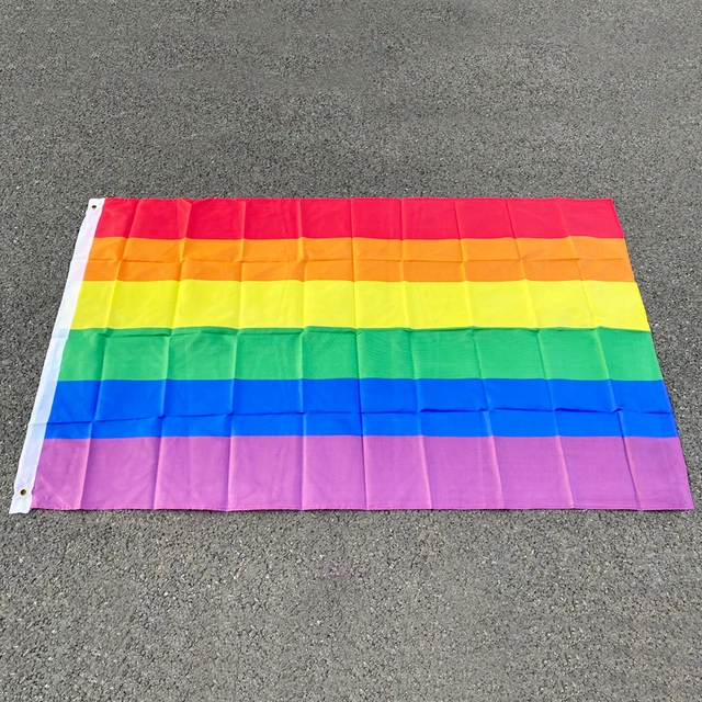 Купить Домашний декор Aerlxemrbrae Rainbow Flag 3x5 Ft Polyester Flag