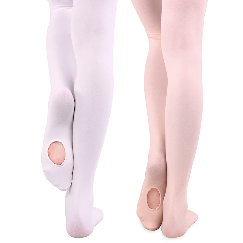 Girls Ballet Tights Seamless Pantyhose Stockings Footed Dance Leggings  Ballet Pink White Black Wholesale 3 Pairs 90d - Ballet - AliExpress