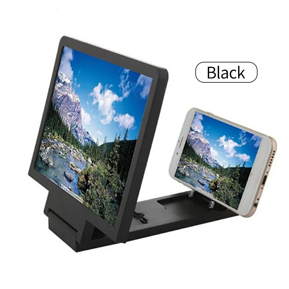 3D Mobile Cell Phone Screen Amplifier Movie Display Enlarged Expander Foldable Holder Stand Video Amplifier-animated-img