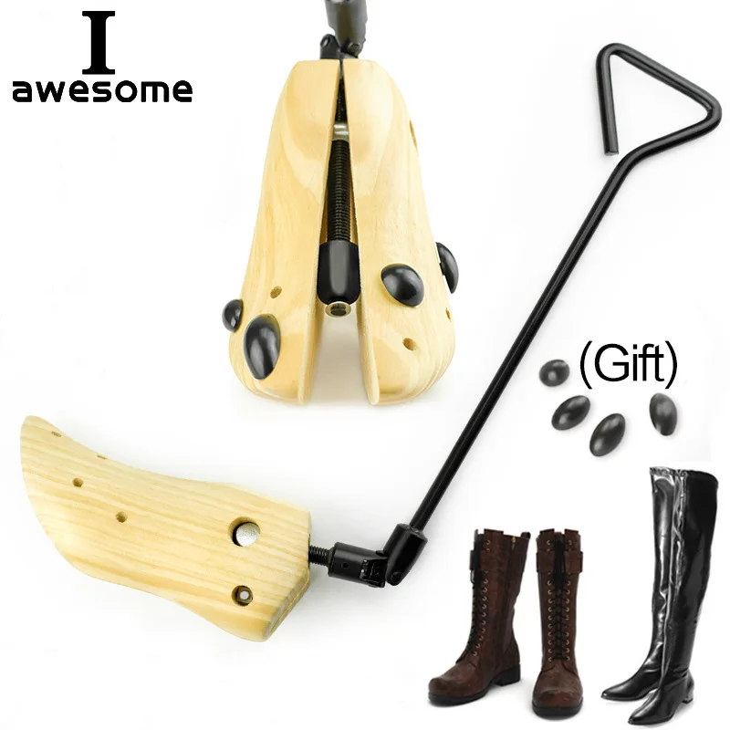 1 piece Wood shoe trees Expanded For High Heels Boots Shape shoes tree Adjustable Professional Shoe Stretcher Female Expansion-animated-img