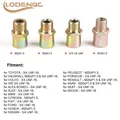 Lodenqc M18*1.5 M20*1.5 M22*1.5 3/4-16 UNF Adapter Fitting Connectors for Oil Cooler Filter Sandwich Plate preview-1