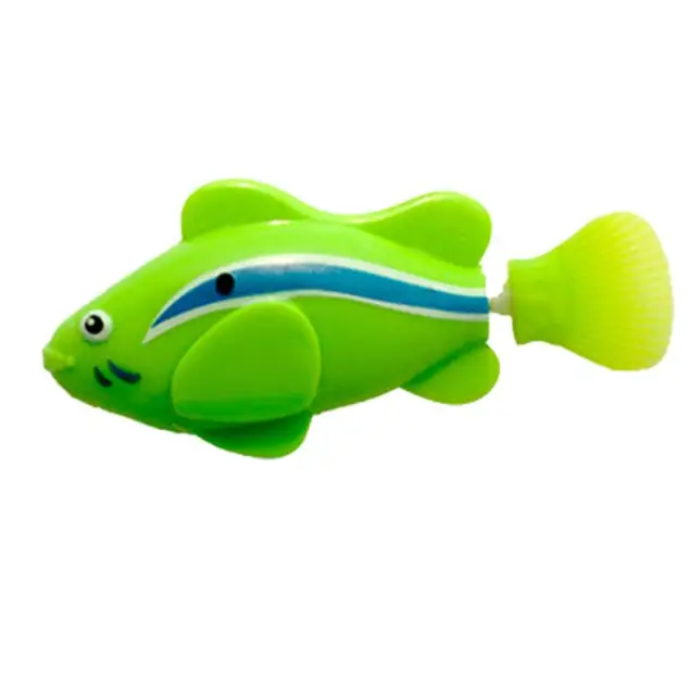 1 Piece Hot! Funny Swim Electronic Fish Activated Battery Powered Toy  Fishes Swimming Pet for Fishing Tank Decorating Fish Toys