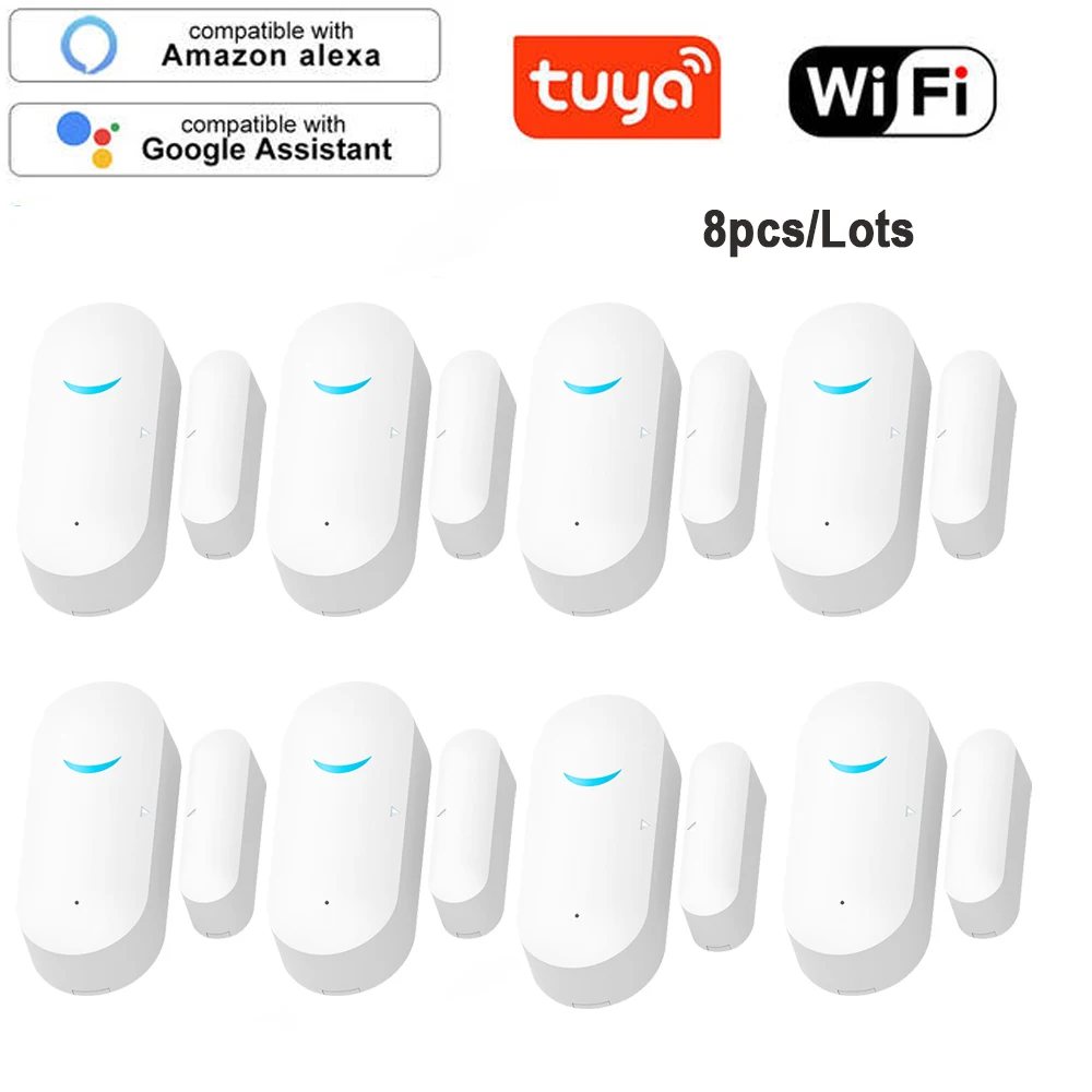 Купить Охранная сигнализация | Tuya Smart WiFi Door Sensor Door Open ...
