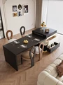 Island table integrated home rock board guide cabinet finished custom small apartment open kitchen bar fall preview-1