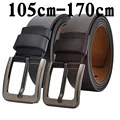 CEXIKA 2024 Genuine Leather Belt Men 140 150 160 170cm Large Size Luxury Designer Belts Split Leather High Quality Waist Belt