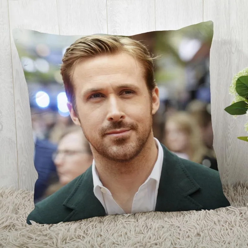 Ryan Gosling Pillow Case Printed Home Soft Throw Pillow Ryan Gosling Ryan  Gosling Movies Wife Kids Drive Young Wallpaper - AliExpress