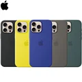 Original Liquid Silicone Phone Case for iPhone 12 13 14 15 16 Pro Max Apple Cases for iPhone 12 13 mini 15 16 Plus Full Cover preview-1