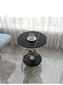Nordic side a few light luxury simple modern coffee table table living room sofa side cabinet balcony small round table preview-3