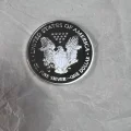 Non Magnetic Eagle Silver Plated 2015 - 2025 Serial 1 OZ Decoration Commemorative Metal Coin preview-2