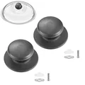 1/2Pcs Glass Lib Cover Knob Cap Pot Lid Knob Pan Lid Holding Handle Universal Replacement Lifting Handle for Kitchen Cookware