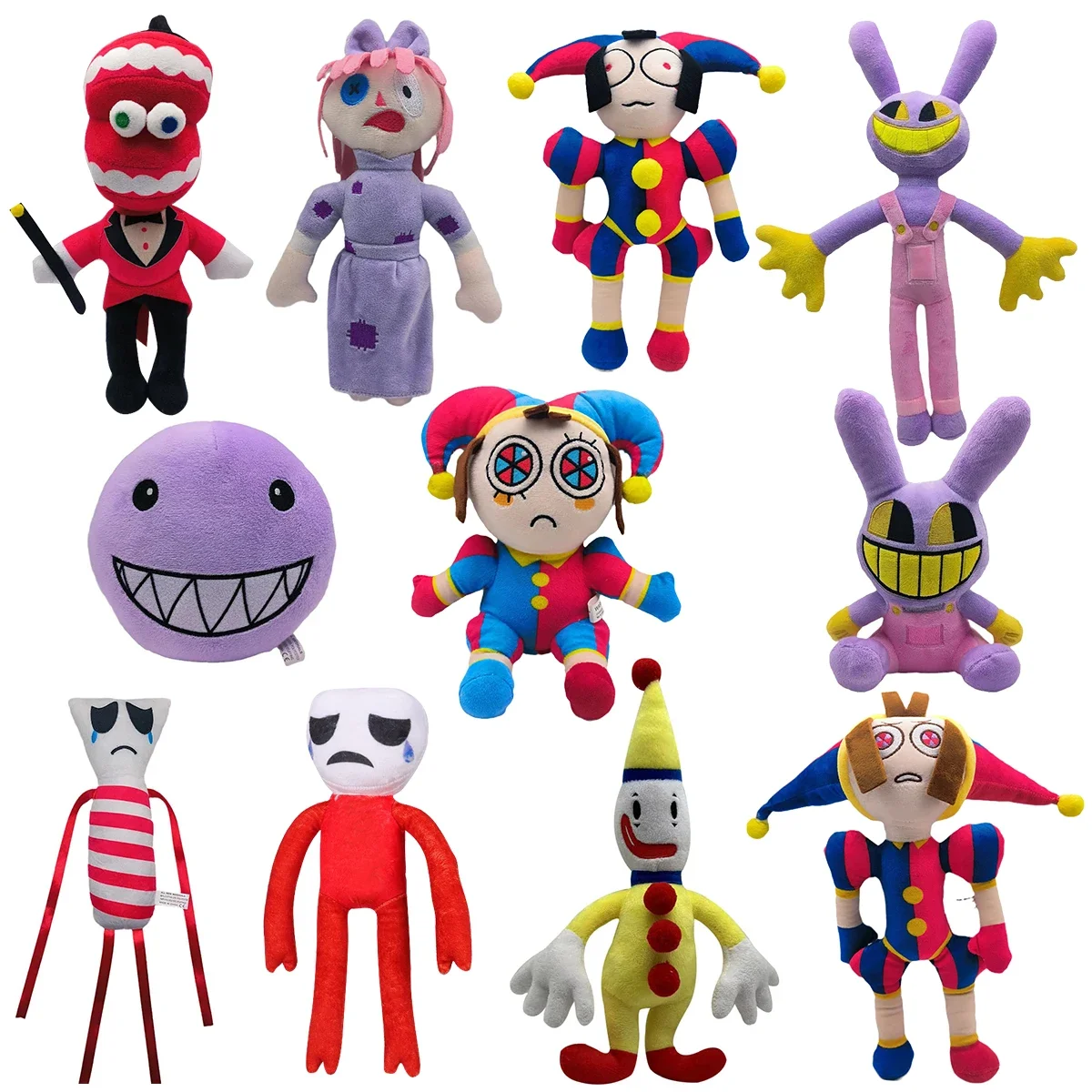 The Amazing Digital Circus Clown Plush Toy Pomni Plush Dolls Cute Cartoon  Soft Stuffed Doll Funny Co