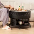 Outdoor Fire Pits Courtyard Picnic Camping Barbecue Grill Stand Homestay Charcoal Fire Roasting Stove Indoor Tea Making Pot B