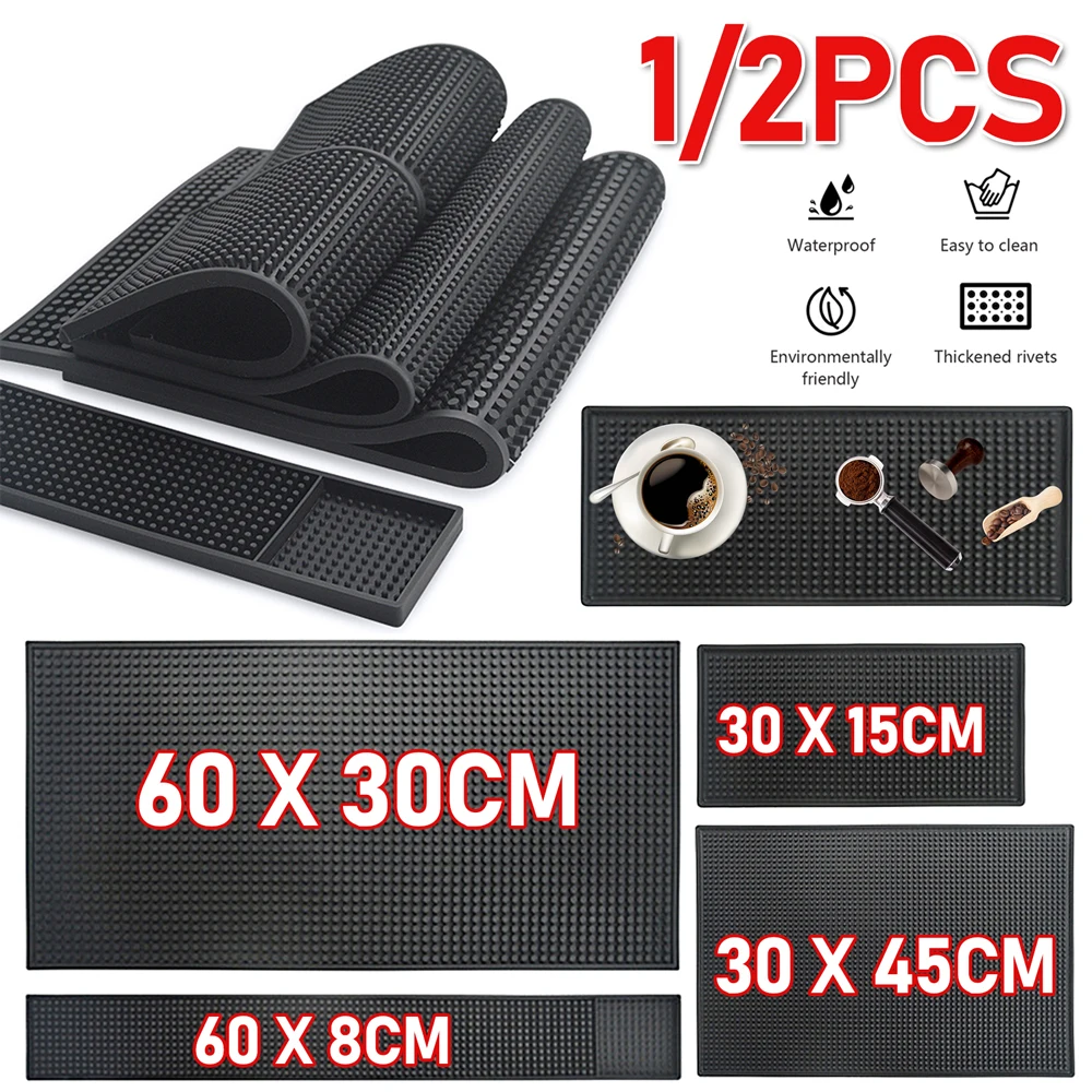 Durable Mats Bar Mat Heat Bar Rubber Mat Cafe Bar For Cup Mat Countertop  Spill Drain