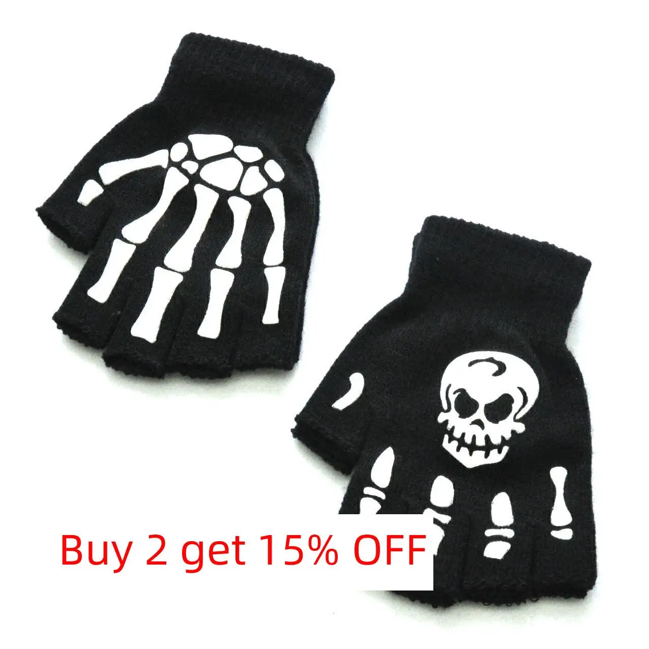 warm skeleton gloves