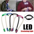 Book Reading Crocheting Light Adjustable 360° Angle Flexible Handsfree Led Neck Light Hug Reading Lamp Led Night Flashlight