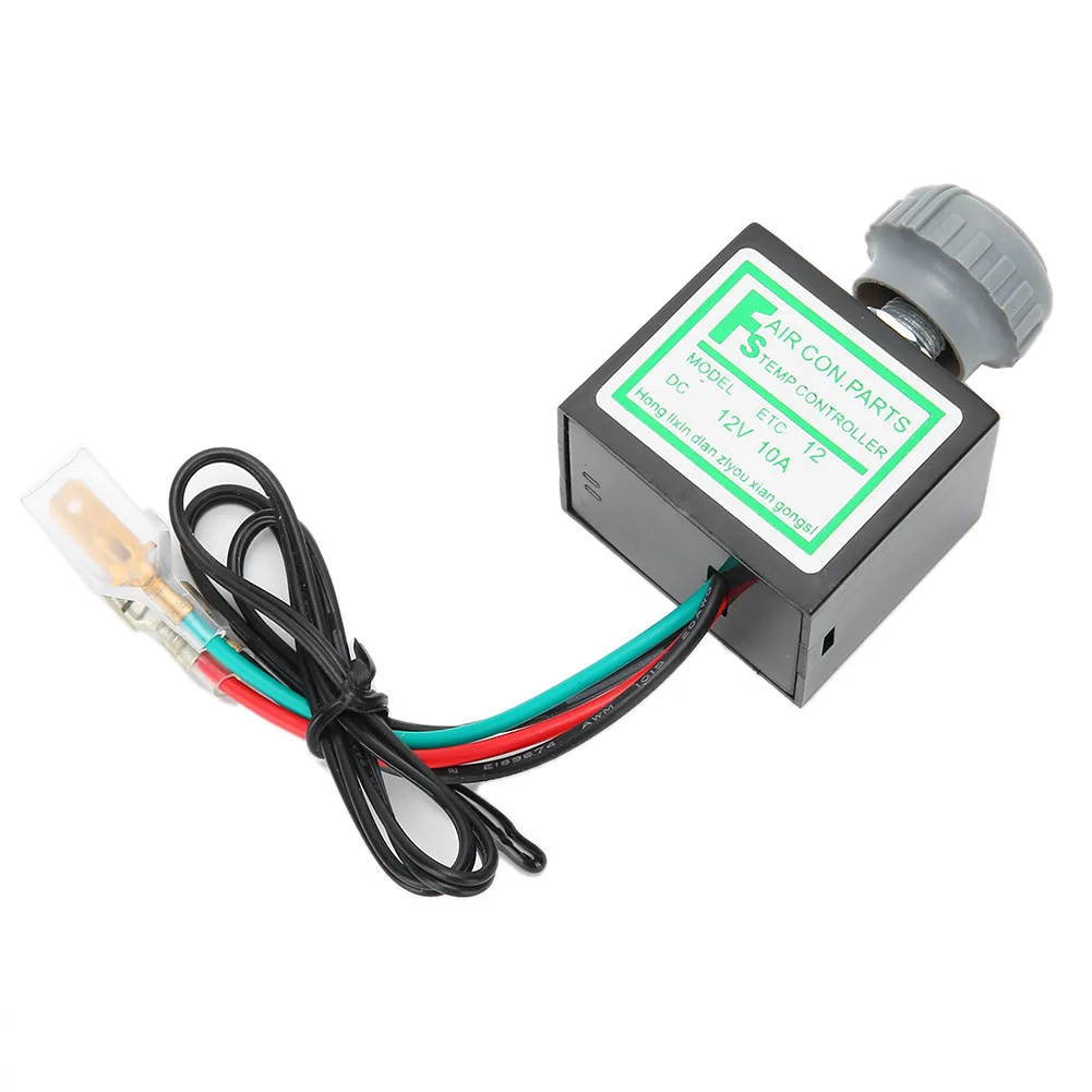 1Pcs 12V/24V Car Air Conditioner Electronic Thermostat Switch Temperature Control Auto Accessory A/C Electronic Thermostat-animated-img