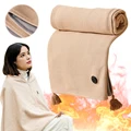 Wearable USB Electric Heated Blanket 3 Heating Levels Heating Electric Blanket Shawl Heated Shawl for Home Office