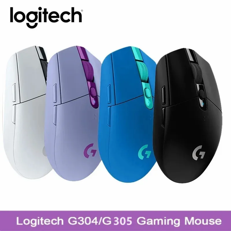 Logitech G304 G305  Wireless Mouse Gaming Esports Peripheral Programmable Office Desktop Laptop Mouse LOL-animated-img