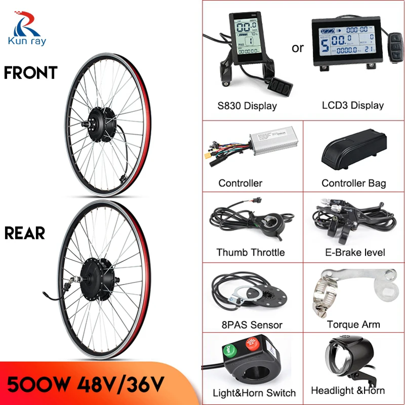 500w electric bike kit