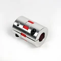 Coupler D30L42 Series Flexible Plum Clamp Coupling OD 30mm L 42mm Shaft CNC machine Jaw Shaft Coupling 6/8/10/12/14/16mm Coupler preview-3