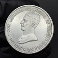 Uruguay 1917 UN Peso Antique Commemorative Coin, Replica Original Old Money Challenge Medal, Christmas Gift for Customers preview-1