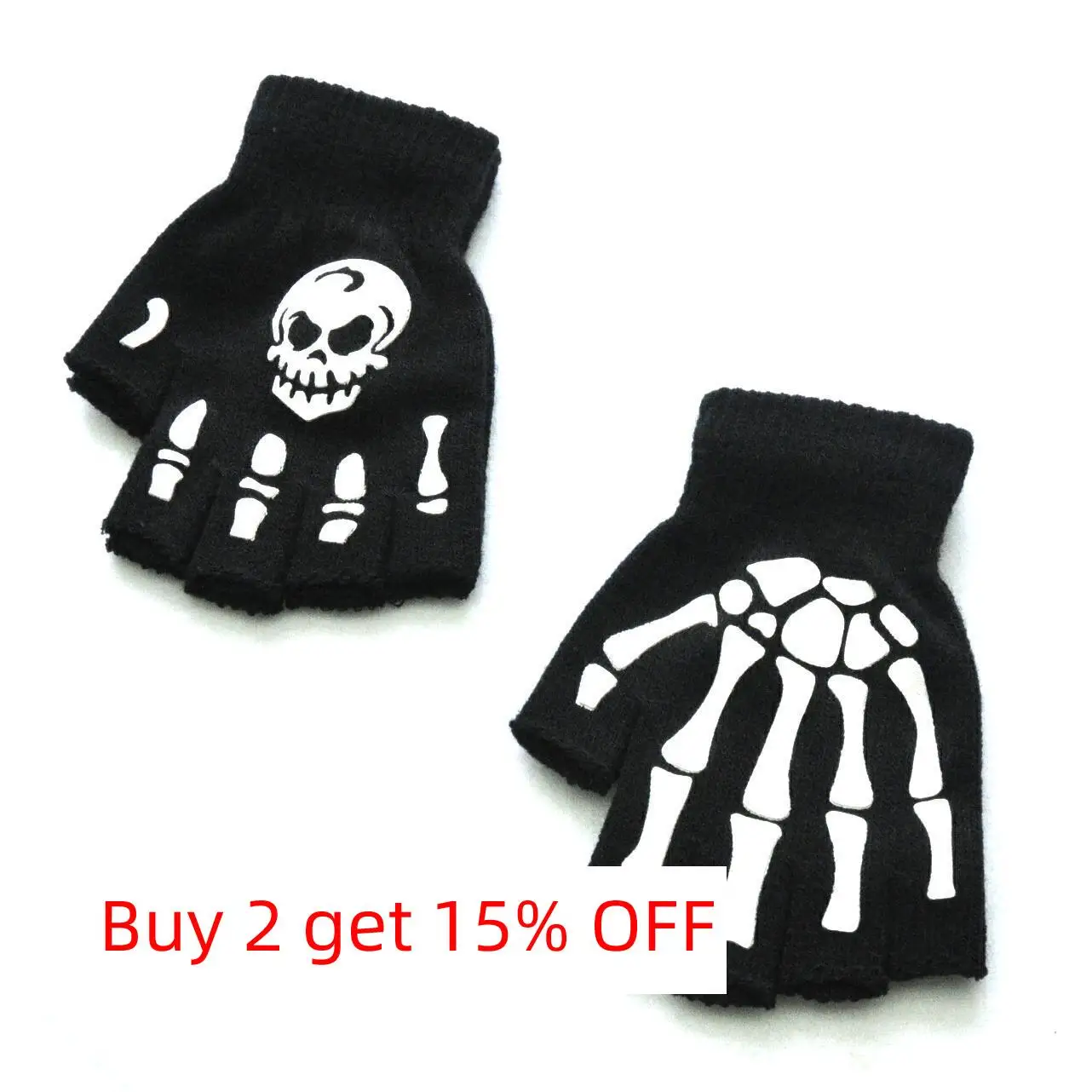 warm skeleton gloves