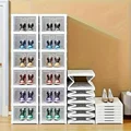 1pc Collapsible Shoe Box Organizer-No Assembly Required-Versatile Sneaker Storage Solution-Perfect for Home Organization