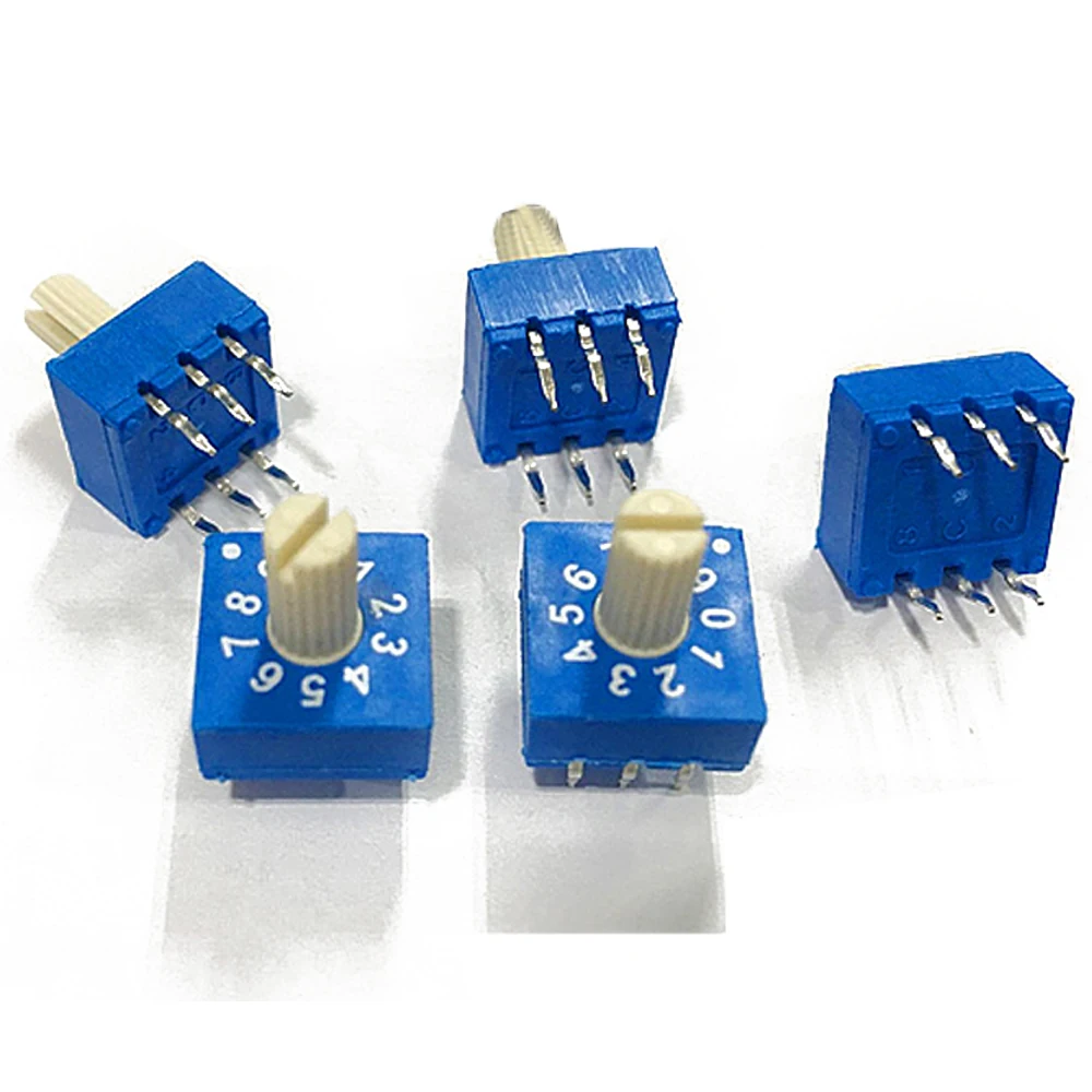 Купить Алиэкспресс | Code Switch ERD110RS 10 Bit 0-9 3:3 DC 24V Rotary ...