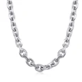 Stainless Steel Silver Color O Shape Chain Necklace 1.6mm / 2.4mm / 3mm / 4mm / 5mm Fashion Men And Women New Jewelry preview-3