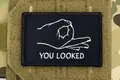 You Looked OK Tactical Patches Funny Printed Hook&Loop Patch Military OK Gesture Morale Badge Armband Backpack Stickers preview-3