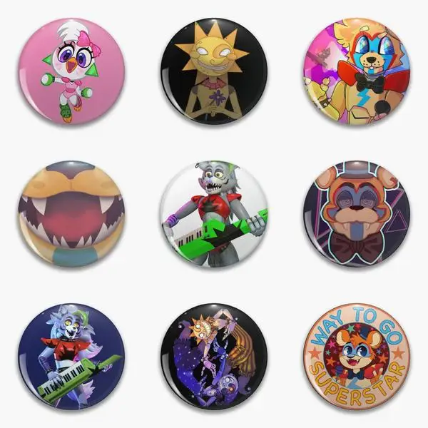 Lolbit Icon Customizable Soft Button Pin Hat Clothes Lapel Pin Lover Women  Gift Cartoon Jewelry Decor Funny Cute Metal Creative