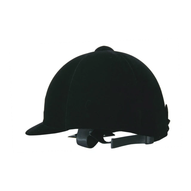 black velvet horse riding helmet