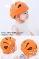 קסדת מגן לתינוקות בנים בנות נגד התנגשות קסדת בטיחות פעוט פעוט אבטחה והגנה כובע רך להליכה כובע ילדים