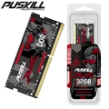 Puskill DDR4 DDR3L זיכרון RAM RAM RAM 32GB 16GB 8GB 4GB 3200 2666 2400 1600 1333 SODIMM זיכרון מחשב נייד