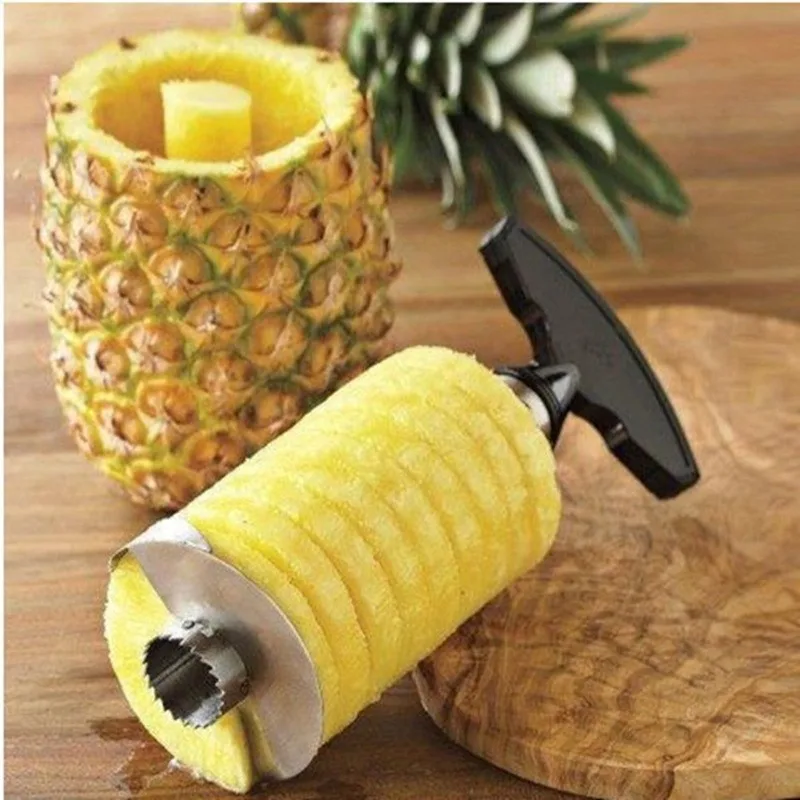 Pineapple Slicer Peeler Cutter Parer Knife Stainless Steel Kitchen Fruit Tools Cooking Tools kitchen accessories kitchen gadgets-animated-img