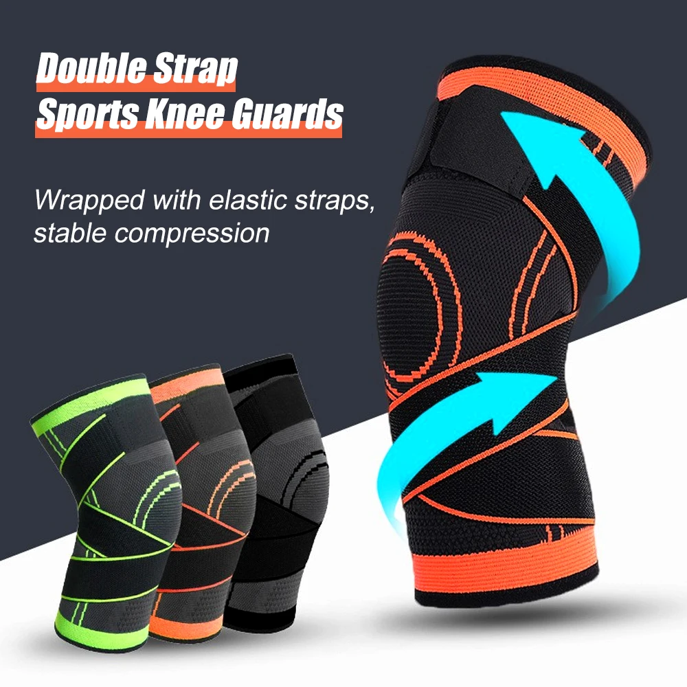 AOLIKES 1PCS Knee Brace Support for Arthritis Joint Nylon Sports Fitness Compression  Sleeves Kneepads Cycling Running Protector