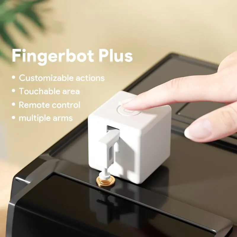 Tuya Zigbee Bluetooth Fingerbot Plus Robot Button Pusher Switch Bot Smart Home Work With Alexa Google Home Smart Life App-animated-img