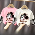 2024 Spring Autumn New Long Sleeved Top for Boys Children's O Neck Pullovers Disney Cute Mickey Print Kids Cotton  Sweatshirts preview-2