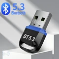 Bluetooth adapter for pc 5.3 USB bluetooth dongle 5.0 bluethoot connector receptor Bluetooth usb key wireless for computer