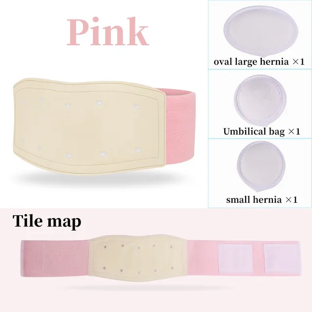 Infant Inguinal Umbilical Hernia Belt Navel Support Stickers Treatment  Newborn Baby Belly Button With 3 Hernia Pad