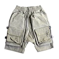 PFNW Original American Retro Multi Pockets Layered Tiger Camouflage Casual Overalls Shorts Men's Summer New Niche Shorts 12A4651 preview-6