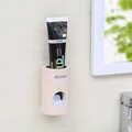 מכשיר הנתלה על הקיר להוצאת משחת שיניים בצורה נקייה תוך חסכון במקום preview-2