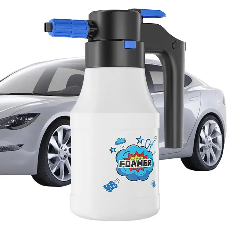 2500mAh foam boss electric sprayer 1.8L automatic pressure gun for car wash  sprayer corrosion resistant acid Alkali