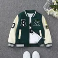 2024 Spring Autumn Baby Boys Jacket Fashion Cartoon Bear Pattern Kids Windbreaker Coats For Children Outerwear Clothing 2-12Year preview-1